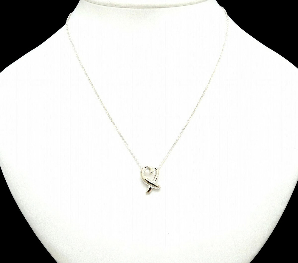 TIFFANYCo Tiffany Paloma Picasso Loving Heart Necklace Silver